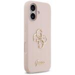 Coque Guess Silicone Big 4G Script pour iPhone 17 - Light Pink – Image 4