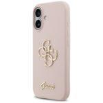 Coque Guess Silicone Big 4G Script pour iPhone 17 - Light Pink – Image 6