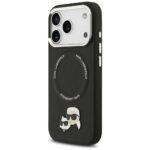 Coque Karl Lagerfeld Leather K&C Pins MagSafe (KLHMP17XPSMLRKCK) pour iPhone 17 Pro Max - Black – Image 6