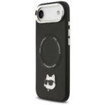 Coque Karl Lagerfeld Leather Choupette Pin MagSafe (KLHMP17MPSMLRCHK) pour iPhone Air - Black – Image 5
