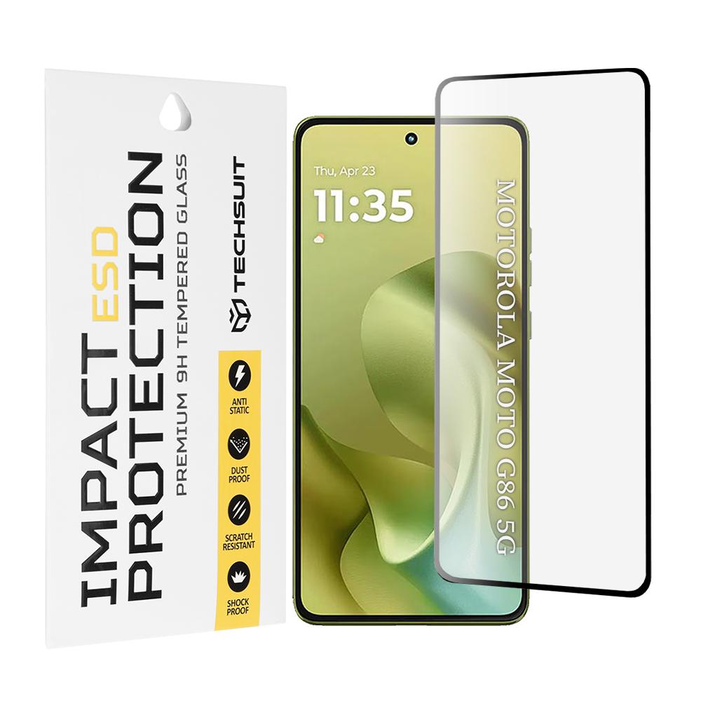 2654839 Protection d'écran Techsuit ESD Glass pour Motorola Moto G86 / G86 Power - Black – Image 1