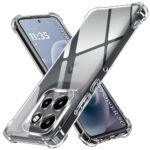Coque Techsuit Shockproof Clear Silicone pour Motorola Moto G86 Power - Clear