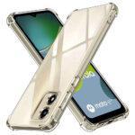 Coque Techsuit Shockproof Clear Silicone pour Motorola Moto E13 - Clear