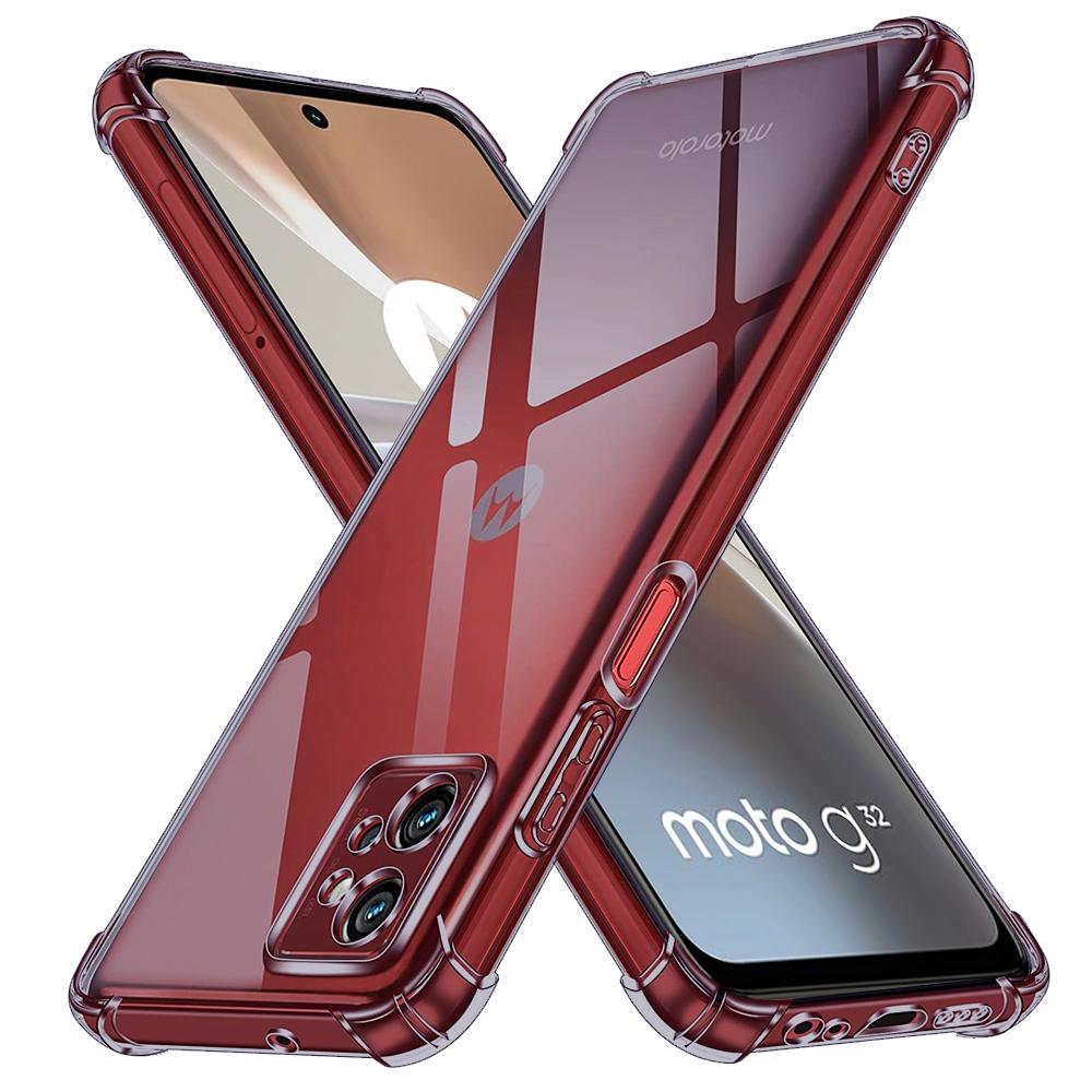 2687737 Coque Techsuit Shockproof Clear Silicone pour Motorola Moto G32 - Smoke Black – Image 1