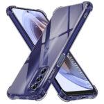 Coque Techsuit Shockproof Clear Silicone pour Motorola Moto G31 / Moto G41 - Smoke Black