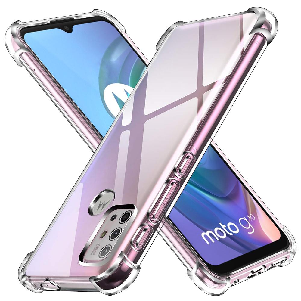 2690521 Coque Techsuit Shockproof Clear Silicone pour Motorola Moto G10 / Moto G20 / Moto G30 - Clear – Image 1