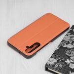 Étui à rabat Techsuit eFold Series pour Samsung Galaxy S25 FE - Orange – Image 2