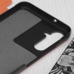 Étui à rabat Techsuit eFold Series pour Samsung Galaxy S25 FE - Orange – Image 3