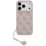 Coque Guess Hardcase 4G Charm Cradle MagSafe pour iPhone 17 Pro - Pink