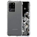 Coque Techsuit Shockproof Clear Silicone pour Samsung Galaxy S20 Ultra - Clear