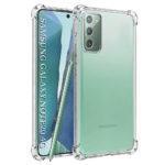 Coque Techsuit Shockproof Clear Silicone pour Samsung Galaxy Note 20 4G / Note 20 5G - Clear