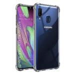 Coque Techsuit Shockproof Clear Silicone pour Samsung Galaxy A40 - Clear