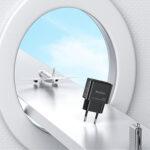 Chargeur secteur Yesido (YC64) Double port USB-C + USB-A, charge rapide, technologie GaN, PD30W   - Black – Image 4