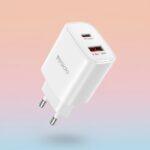 Chargeur secteur Yesido (YC02E) Charge rapide, USB, Type-C, PD20W, QC18W   - White – Image 2
