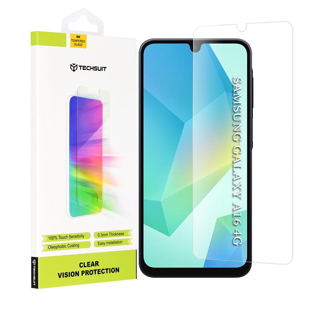 2698123 Protection d'écran Techsuit Clear Vision Glass pour Samsung Galaxy A16 4G / A16 5G / A17 4G / A17 5G - Transparent – Image 1