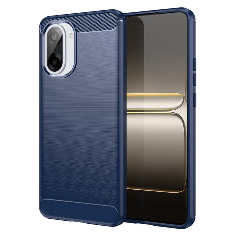 2699029 Coque Techsuit Carbon Silicone pour OnePlus Nord CE5 - Blue – Image 1