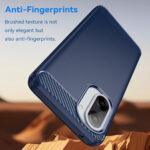 Coque Techsuit Carbon Silicone pour OnePlus Nord CE5 - Blue – Image 4