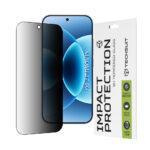 Protection d'écran Techsuit 111D Privacy Full Glue pour Xiaomi 17 - Black