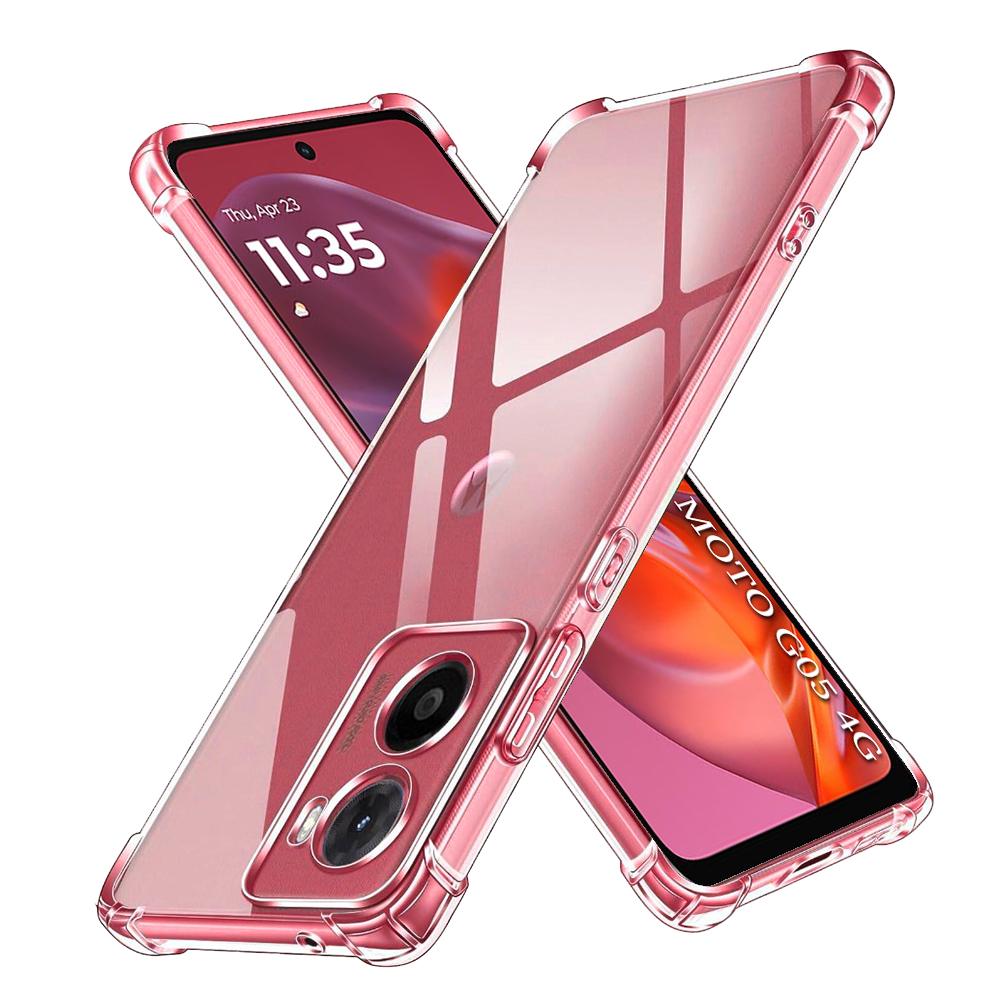 2717353 Coque Techsuit Shockproof Clear Silicone pour Motorola Moto G05 / E15 - Clear – Image 1