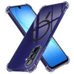 Coque Techsuit Shockproof Clear Silicone MagSafe pour Samsung Galaxy A17 5G / A17 4G - Smoke Black