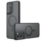 Coque Techsuit PureFrost MagSafe pour Motorola Moto G06 - Frosted Black