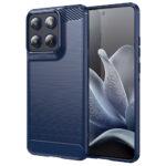 Coque Techsuit Carbon Silicone pour Motorola Edge 70 - Blue
