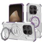 Coque Techsuit Carbon Shield PRO pour Xiaomi 15T Pro - Purple Transparent