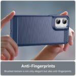 Coque Techsuit Carbon Silicone pour Motorola Moto G06 / Moto G06 Power - Blue – Image 5