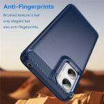 Coque Techsuit Carbon Silicone pour Motorola Moto G06 / Moto G06 Power - Blue – Image 4