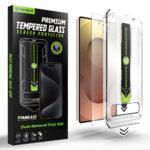 Protection d'écran Techsuit TitanGlass CrystalHD (Compatible avec le déverrouillage par empreinte digitale) pour Samsung Galaxy S25 Ultra - Clear