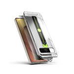 Protection d'écran Techsuit TitanGlass CrystalHD (Compatible avec le déverrouillage par empreinte digitale) pour Samsung Galaxy S25 Plus / S24 Plus - Privacy – Image 3