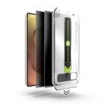 Lot de 2 protections d'écran Techsuit TitanGlass CrystalHD (Compatible avec le déverrouillage par empreinte digitale) pour Samsung Galaxy S25 FE - Privacy – Image 2