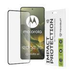 Protection d'écran Techsuit 111D Full Cover / Full Glue Glass pour Motorola Edge 70 - Black