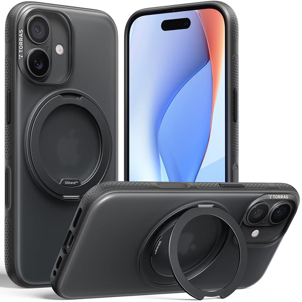 2796667 Coque Torras Ostand R Fitness Series pour iPhone 17 - Black – Image 1