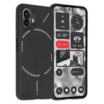 Coque Techsuit Carbon Silicone pour Nothing Phone (2) - Black