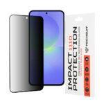 Protection d'écran Techsuit 111D Privacy Full Glue pour Samsung Galaxy A36 / A56 - Black