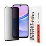 Protection d'écran Techsuit 111D Privacy Full Glue pour Samsung Galaxy A15 4G / A15 5G / M15 - Black