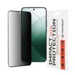 Protection d'écran Techsuit 111D Privacy Full Glue pour Xiaomi 14 - Black
