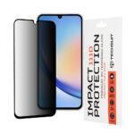 Protection d'écran Techsuit 111D Privacy Full Glue pour Samsung Galaxy A34 - Black