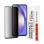 Protection d'écran Techsuit 111D Privacy Full Glue pour Samsung Galaxy A54 - Black