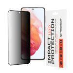 Protection d'écran Techsuit 111D Privacy Full Glue pour Samsung Galaxy S21 - Black