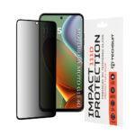 Protection d'écran Techsuit 111D Privacy Full Glue pour Motorola Moto G15 / G15 Power - Black