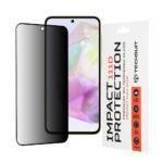 Protection d'écran Techsuit 111D Privacy Full Glue pour Samsung Galaxy A35 / A55 / M35 / M56 - Black