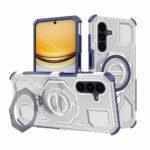 Coque Techsuit Carbon Shield PRO pour Samsung Galaxy A37 - Blue Transparent