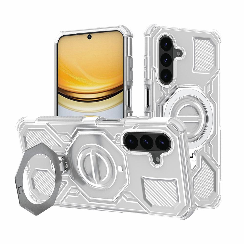 2840083 Coque Techsuit Carbon Shield PRO pour Samsung Galaxy A57 - White Transparent – Image 1