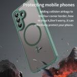 Coque Techsuit HaloFrost II MagSafe pour Samsung Galaxy A37 - Green – Image 4
