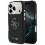 Coque Guess Hardcase Resin Logo pour iPhone 17 Pro - Black