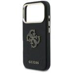 Coque Guess Hardcase Resin Logo pour iPhone 17 Pro - Black – Image 2