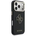 Coque Guess Hardcase Resin Logo pour iPhone 17 Pro Max - Black – Image 4