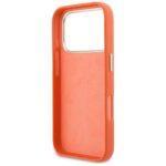 Coque Guess Hardcase Resin Logo pour iPhone 17 Pro - Orange – Image 5
